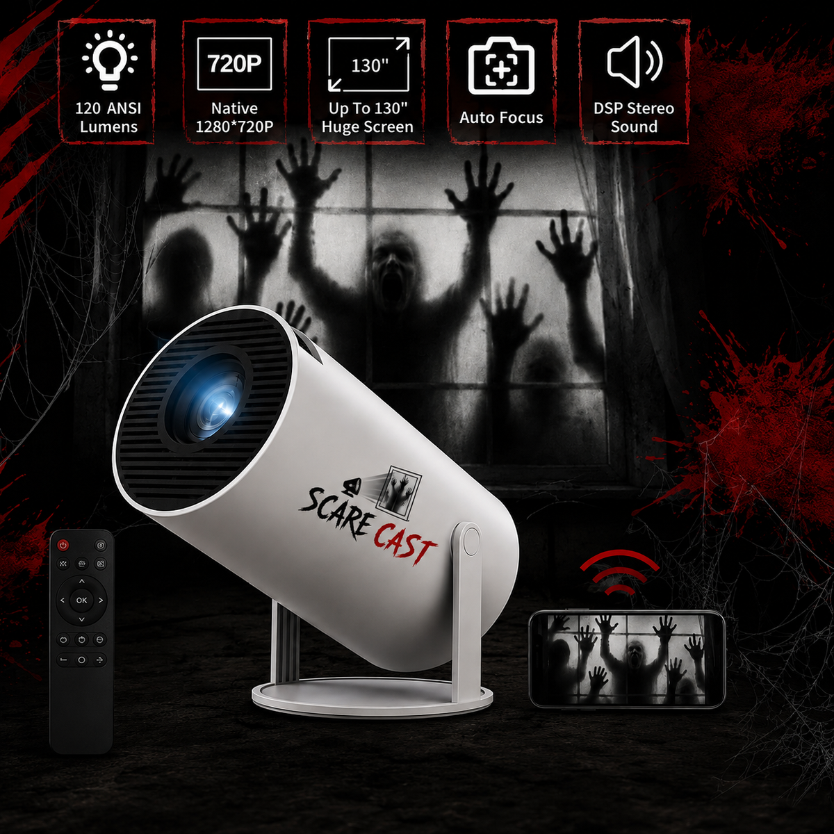 FRIGHT CAST PROJECTOR